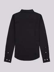 U.S. Polo Assn. Black Womens Classic Fit Poplin 100% Cotton Shirt - Image 7 of 9