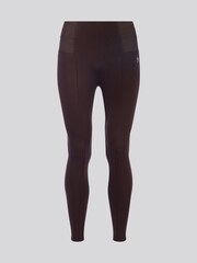 U.S. Polo Assn. Brown Womens Elastic Waistband Leggings - Image 5 of 8