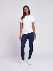 U.S. Polo Assn. Blue Womens Elastic Waistband Leggings - Image 2 of 7