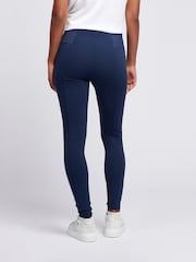 U.S. Polo Assn. Blue Womens Elastic Waistband Leggings - Image 3 of 7