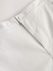Ecru White Regular Tapered Fit Tech Stretch Utility Cargo Trousers - Image 7 of 9