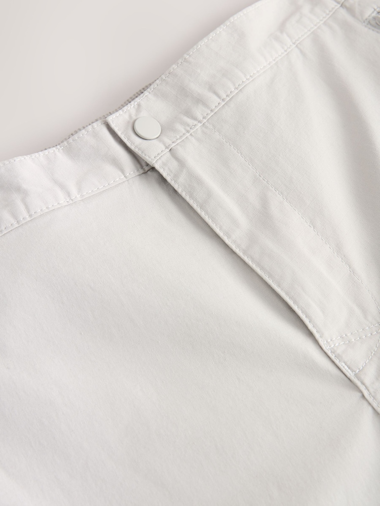 Ecru White Regular Tapered Fit Tech Stretch Utility Cargo Trousers - Image 7 of 9