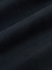 Black Relaxed Fit Cotton Stretch Cargo Trousers - Image 8 of 11