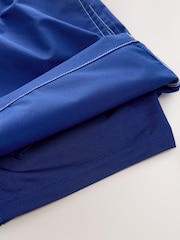 Blue Contrast Stitch Swim Shorts - Image 8 of 8