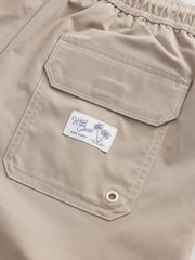 Stone Contrast Stitch Swim Shorts - Image 10 of 10