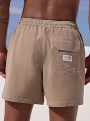 Stone Contrast Stitch Swim Shorts - Image 5 of 6
