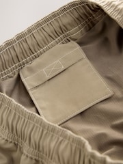 Stone Contrast Stitch Swim Shorts - Image 9 of 10