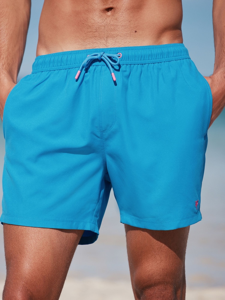Bright Blue Essential Swim Shorts - Image 1 of 8