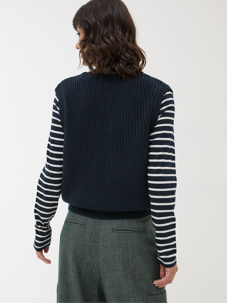 FatFace Navy Heidi 2-in-1 Tank Jersey - Image 2 of 5