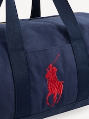 Polo Ralph Lauren Navy Polo Player Duffle Bag - Image 8 of 10