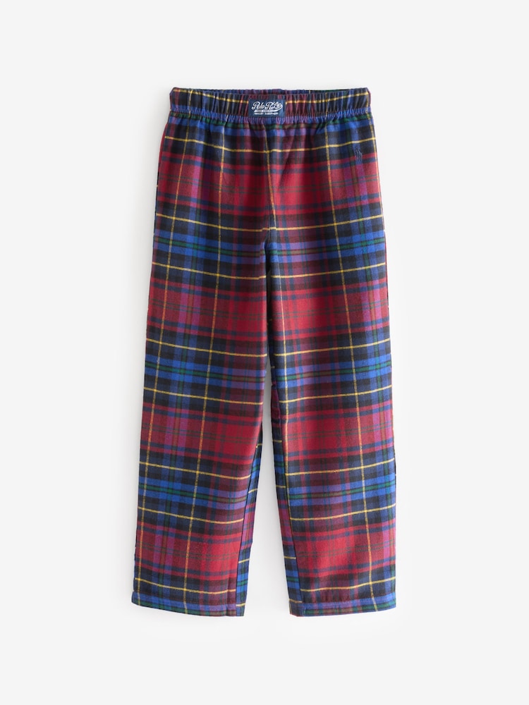 Polo Ralph Lauren Red 100% Cotton Pyjama Trousers - Image 1 of 1 Polo Ralph Lauren Red 100% Cotton Pyjama Trousers - Image 1 of 1