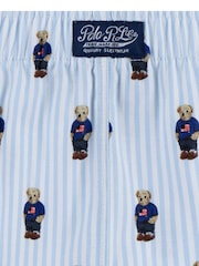 طقم من بيجامة بكُم قصير قطن 100% مُزيّنة بطبعة دب من Polo Ralph Lauren - صورة 4 من 5