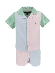 Polo Ralph Lauren Multi 100% Cotton Pyjamas Set - Image 1 of 4