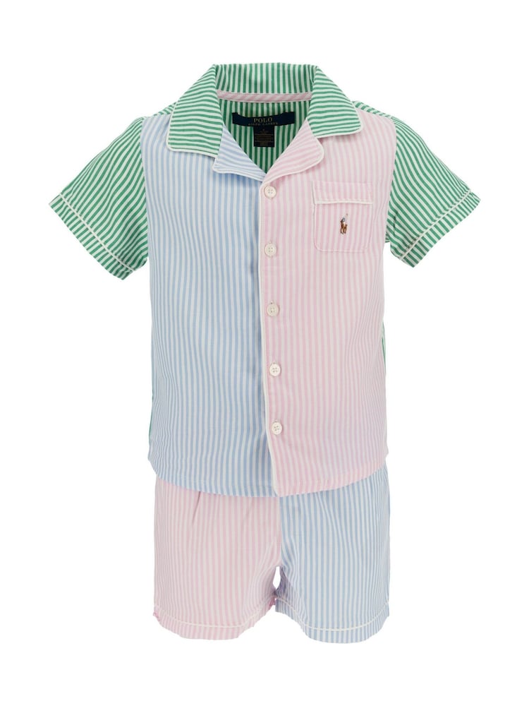 Polo Ralph Lauren Multi 100% Cotton Pyjamas Set - Image 1 of 4
