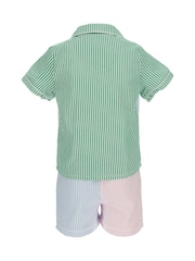 Polo Ralph Lauren Multi 100% Cotton Pyjamas Set - Image 2 of 4