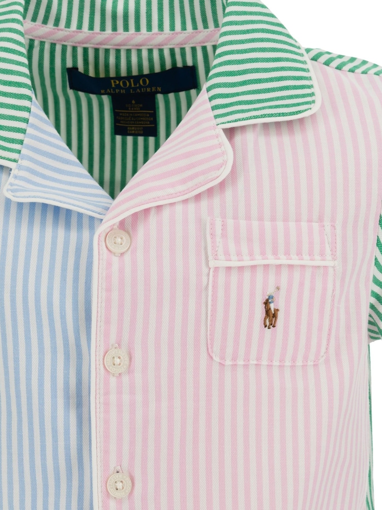 Polo Ralph Lauren Multi 100% Cotton Pyjamas Set - Image 4 of 4