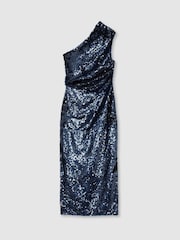ILTA Sequinned One-Shoulder Maxi Dress - Image 2 of 6