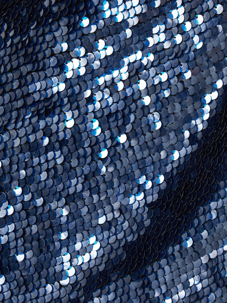 ILTA Sequinned One-Shoulder Maxi Dress - Image 6 of 6