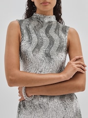 ILTA Keyhole-Back Sequinned Maxi Dress - Image 3 of 6