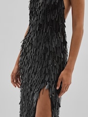 ILTA Sequinned and Beaded Halter-Neck Dress - Image 4 of 6