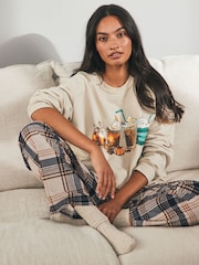 Neutral Pumpkin Latte Sweatshirt - Image 1 of 8