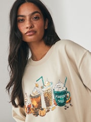 Neutral Pumpkin Latte Sweatshirt - Image 5 of 8