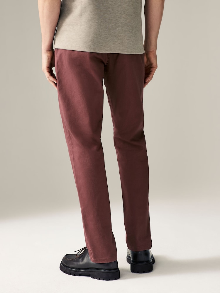 Borgoña claro - Corte slim - Chinos elásticos - Imagen 2 de 10 Borgoña claro - Corte slim - Chinos elásticos - Imagen 2 de 10