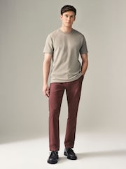 Borgoña claro - Corte slim - Chinos elásticos - Imagen 3 de 10