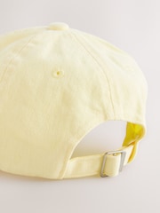 Amarillo - Gorra de béisbol de algodón 100 % (1-16 años) - Imagen 4 de 5