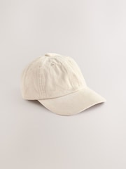 Crema - Gorra de béisbol de algodón 100 % (1-16 años) - Imagen 4 de 6