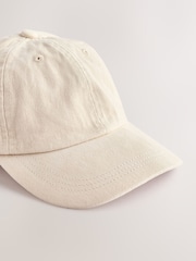 Crema - Gorra de béisbol de algodón 100 % (1-16 años) - Imagen 5 de 6