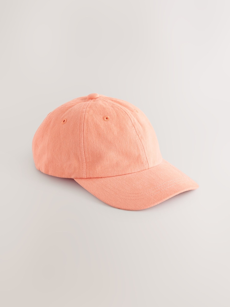 Orange Baseball 100% Cotton Cap (1-16yrs) - Image 3 of 5