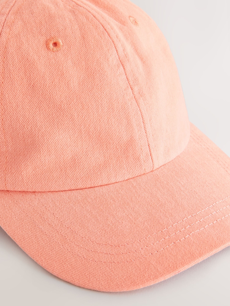 Orange Baseball 100% Cotton Cap (1-16yrs) - Image 4 of 5
