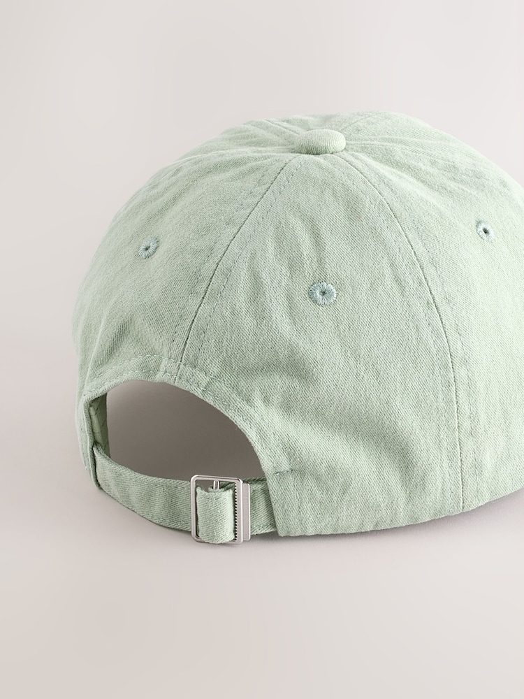 Verde salvia - Gorra de béisbol de algodón 100 % (1-16 años) - Imagen 5 de 5