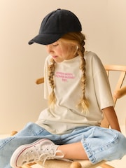Black Baseball 100% Cotton Cap (1-16yrs) - Image 1 of 6