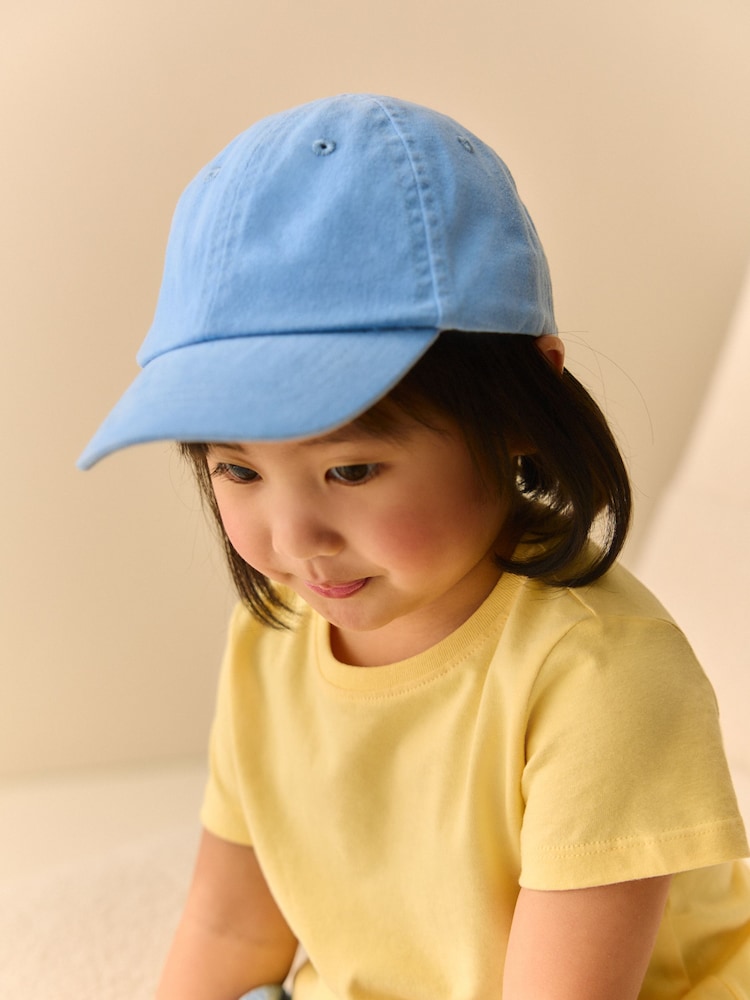 Blue Baseball 100% Cotton Cap (1-16yrs) - Image 1 of 5