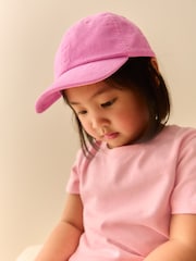 Bright Pink Baseball 100% Cotton Cap (1-16yrs) - Image 1 of 5