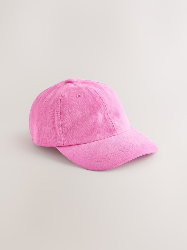 Bright Pink Baseball 100% Cotton Cap (1-16yrs) - Image 3 of 5