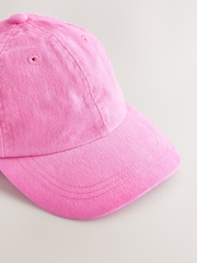 Bright Pink Baseball 100% Cotton Cap (1-16yrs) - Image 4 of 5