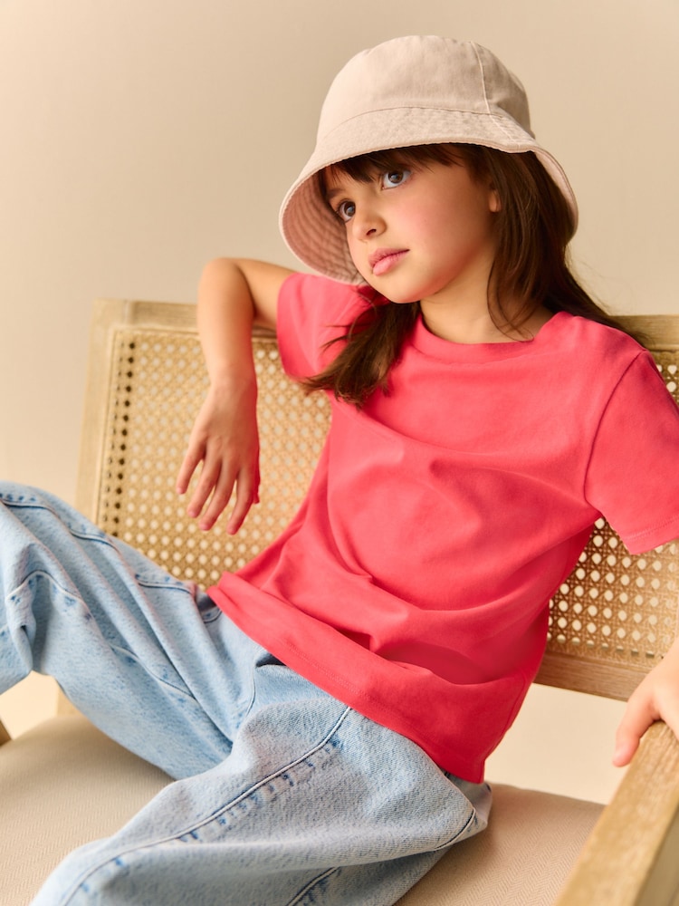 Cream 100% Cotton Bucket Hat (3mths-16yrs) - Image 2 of 4