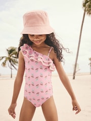 Pink 100% Cotton Bucket Hat (3mths-16yrs) - Image 1 of 6