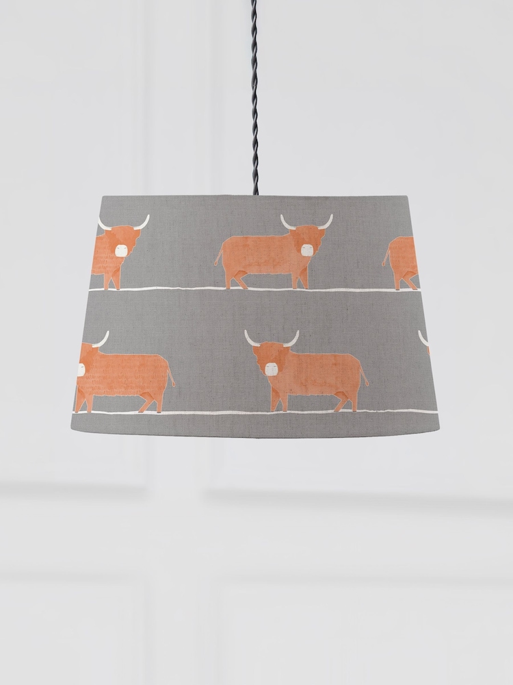 Voyage Maison Granite Dougal Quintus Taper Lampshade - Image 1 of 2