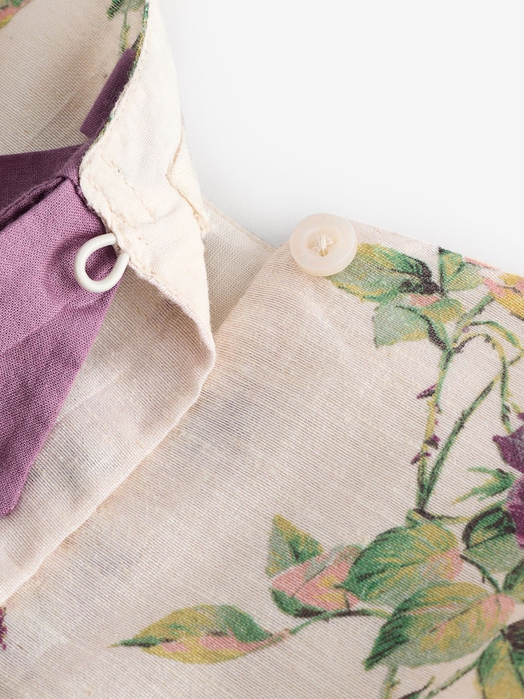 Crema - Laura Ashley Floral Bubble Hem Dress - Imagen 11 de 11 Crema - Laura Ashley Floral Bubble Hem Dress - Imagen 11 de 11