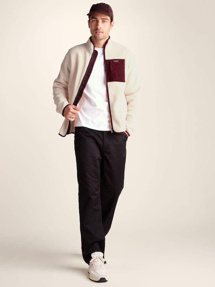 Tog 24 Cream Samson Thermal Sherpa Fleece Jacket - Image 2 of 7