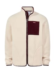 Tog 24 Cream Samson Thermal Sherpa Fleece Jacket - Image 7 of 7