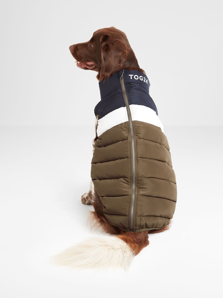 Tog 24 Green Fetch Padded Dog Coat - Image 2 of 7 Tog 24 Green Fetch Padded Dog Coat - Image 2 of 7