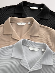 Negro/gris/neutro - Textured Coord Shirt And Shorts Set 3 Pack - Imagen 16 de 16