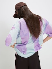 River Island Blue/ Purple PONY Printed Polo Shirt - Image 3 of 4