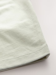Sage Green Lemon Simple Short Sleeve T-Shirt (3mths-7yrs) - Image 4 of 4