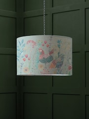 Voyage Maison Robins Egg Bilbury Flock Eva Lampshade - Image 1 of 2